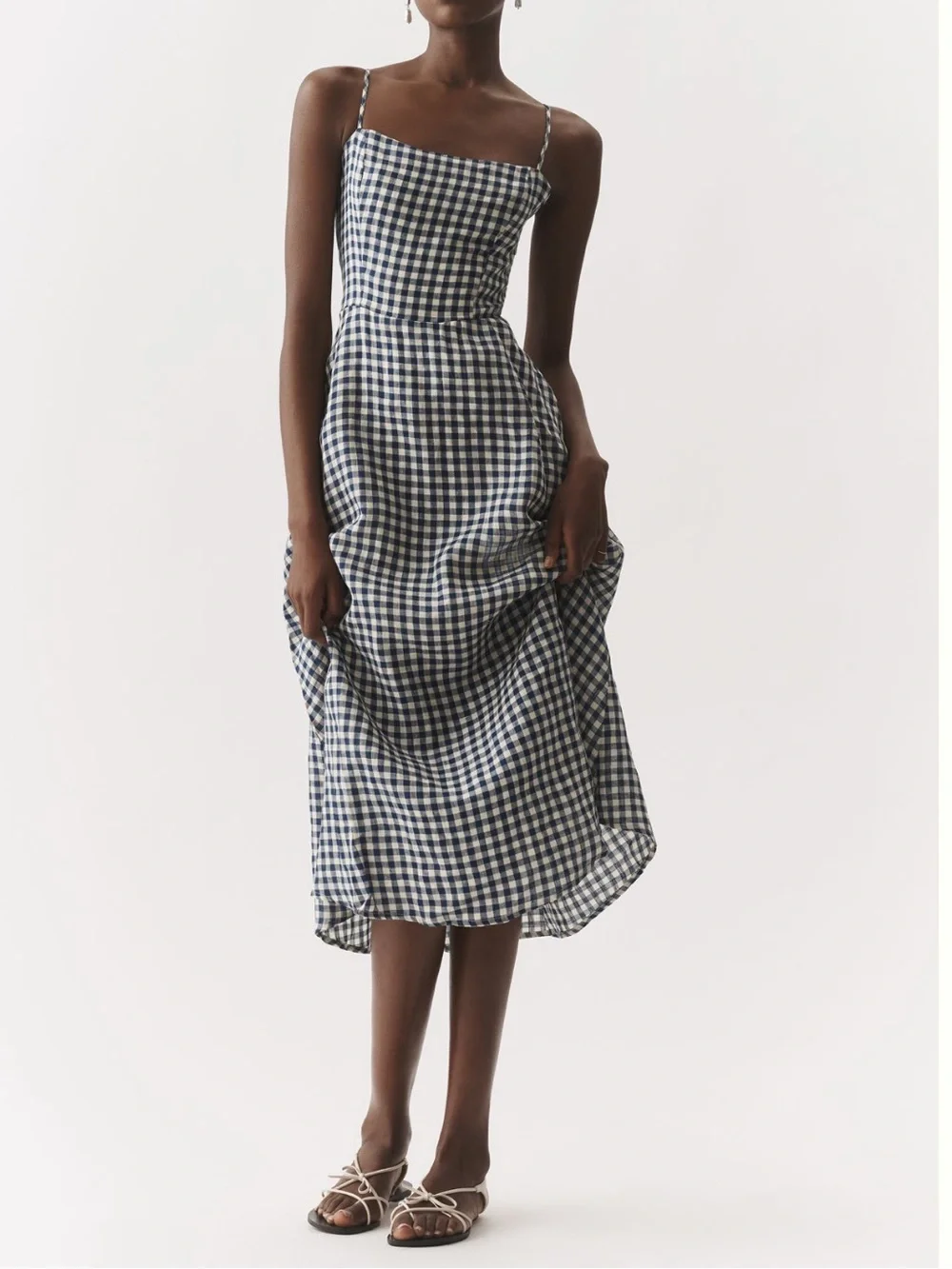 100% European Linen Strappy
Midi Dress SZ M NWT - Picture 1 of 3